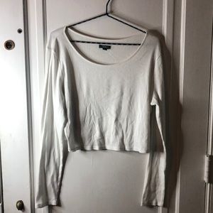 Wild Fable Long Sleeve Scoop Neck Crop